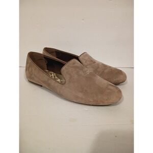 Birdies Shoes Womens 7.5 Ballet Flats Loafers Brown Suede Event Slip On Classic
